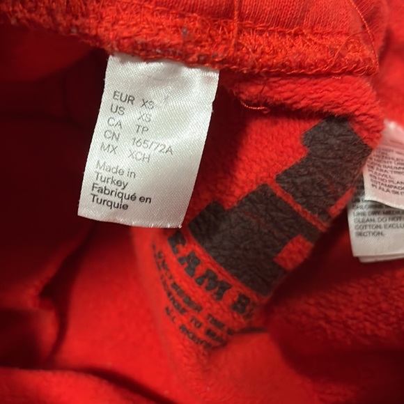 Team Bieber red sweatpants - Picture 3 of 4